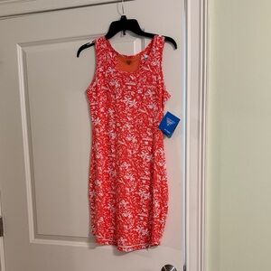 Columbia Coral Floral Mini Dress